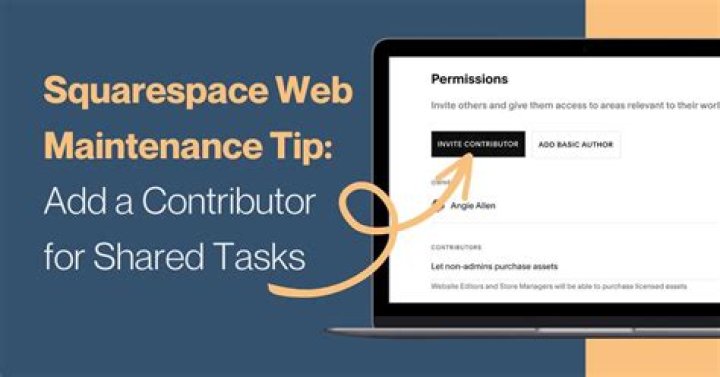 What are contributors on squarespace?
