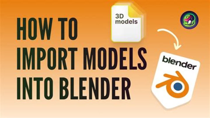 What can blender import?