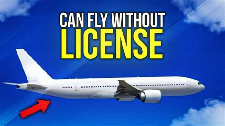What can I fly without a license UK?
