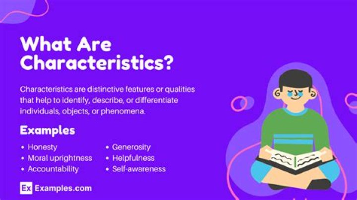 What characteristics features mean?