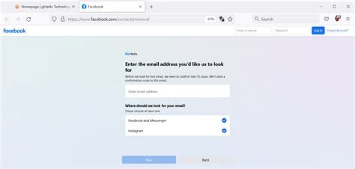 What do you do if someone uses your email on Facebook?