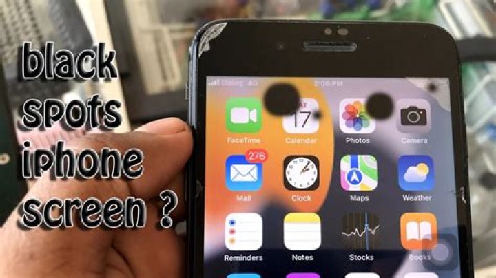 What happens if your iPhone screen turns black?