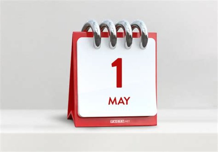 What has happened on May 1st?
