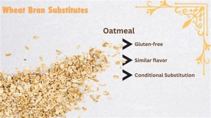 What is a gluten free substitute for wheat bran?