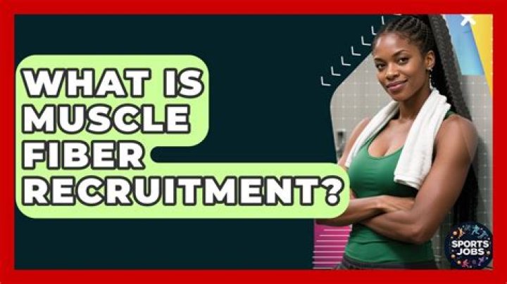 What is muscle fiber recruitment?