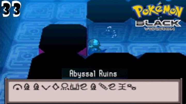 What is the abyssal ruins in Pokemon Black 2?