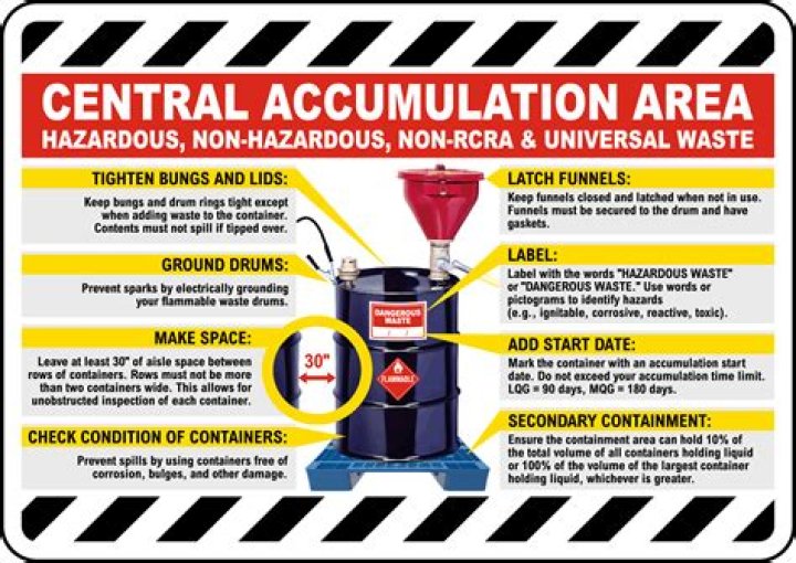 What is the accumulation limit for an acutely hazardous waste in a satellite accumulation area?