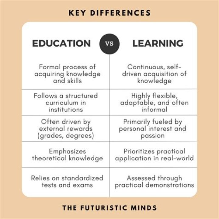 What is the difference between education and skills?