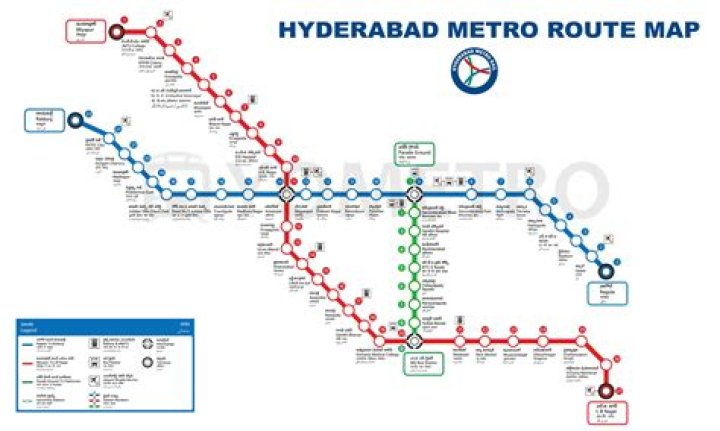 What is the last metro time in Hyderabad?