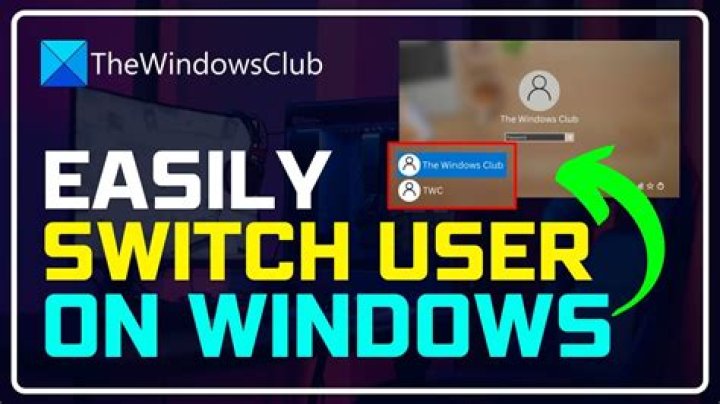 What is the shortcut to switch users in Windows 10?
