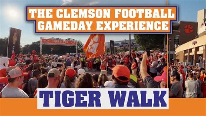 What is Tiger Walk Clemson?