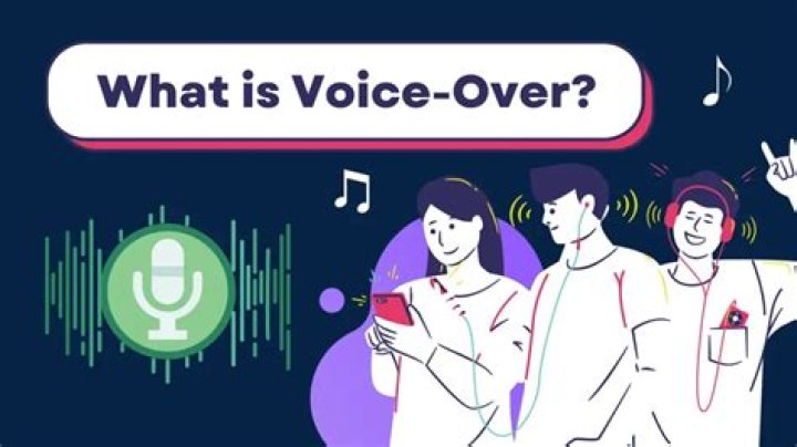 What is voice over editing?