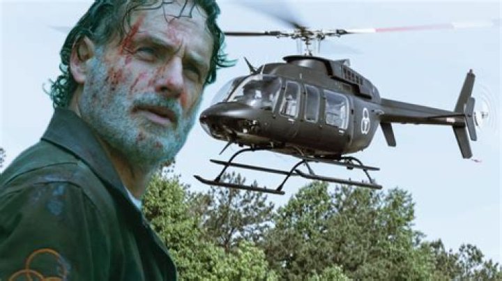 What is with the helicopter in the walking dead?