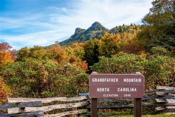 What mile marker is Grandfather Mountain?