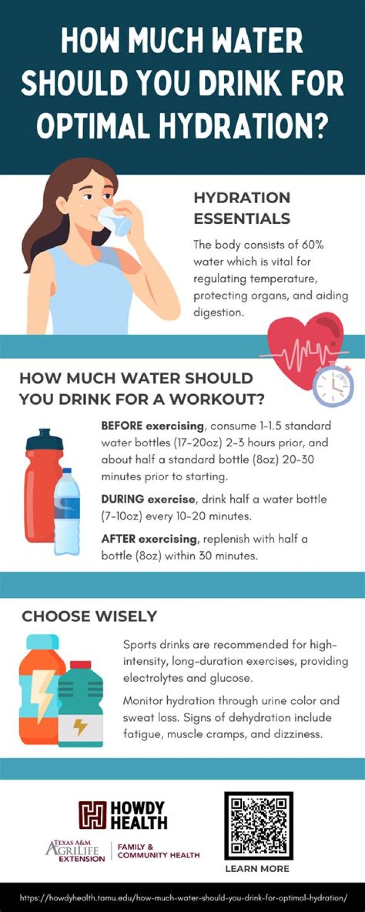 What should I drink before cycling?