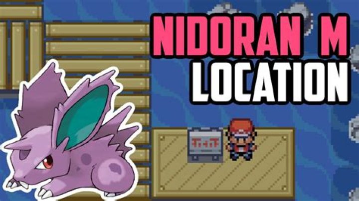 Where do you catch Nidoran?