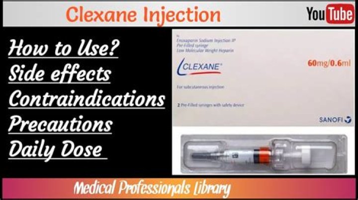 Where do you inject Clexane?