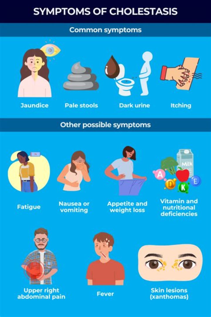 Where do you itch with cholestasis?