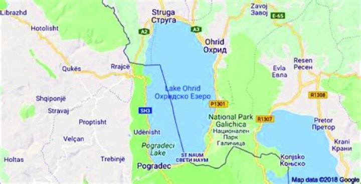 Where is Lake Ohrid?