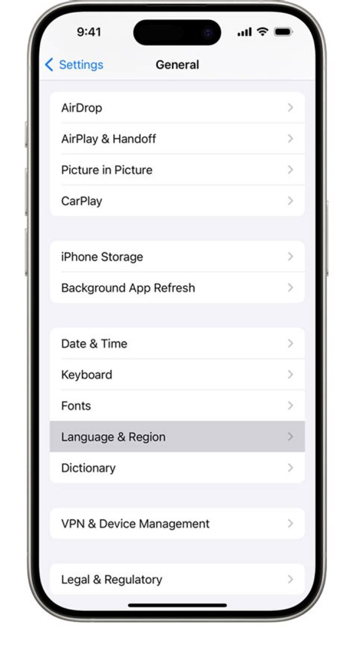Where is the advanced section on iPhone?