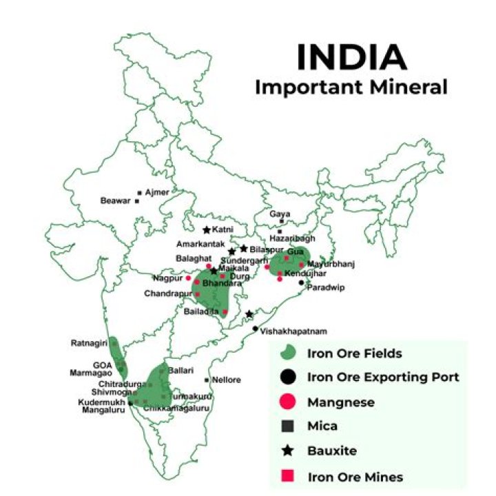Which minerals are mined only in Rajasthan?