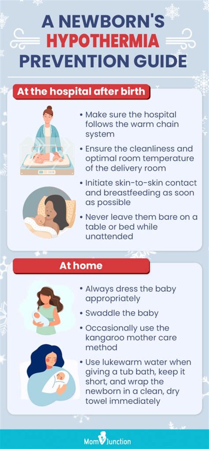 Why are newborns at risk of hypothermia?