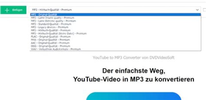 Wie kann man von YouTube mp3 herunterladen?