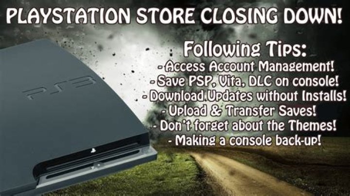 Will ps3 store shut down?